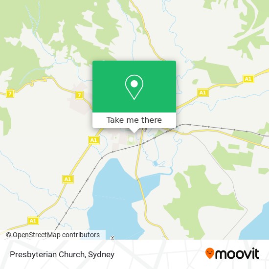 Presbyterian Church map