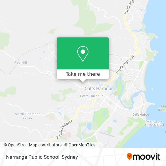 Mapa Narranga Public School