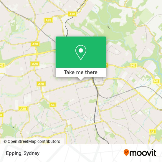 Mapa Epping