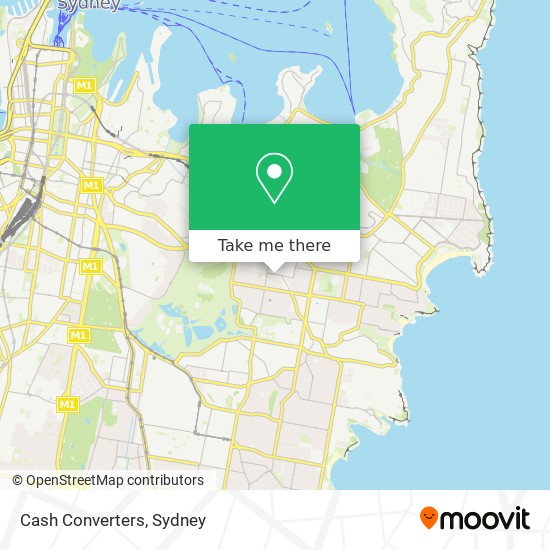 Cash Converters map