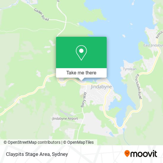 Claypits Stage Area map