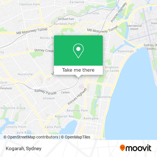 Kogarah map