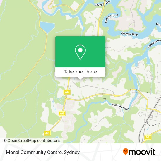 Menai Community Centre map