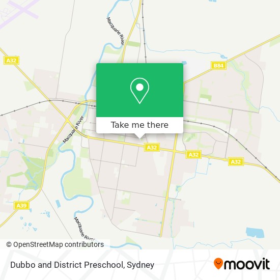 Mapa Dubbo and District Preschool