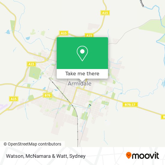 Mapa Watson, McNamara & Watt