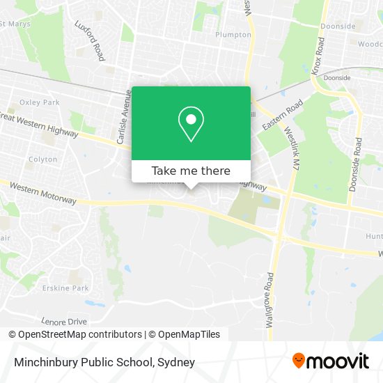 Minchinbury Public School map