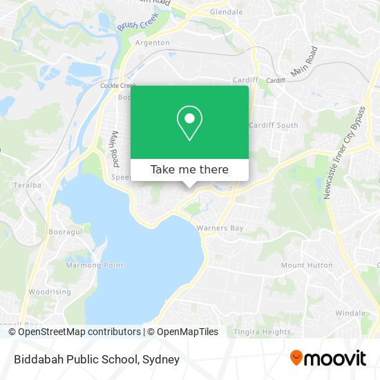 Biddabah Public School map