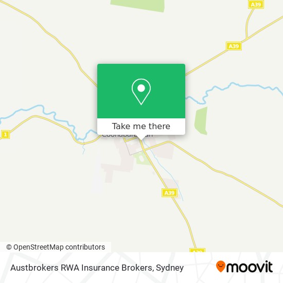 Mapa Austbrokers RWA Insurance Brokers