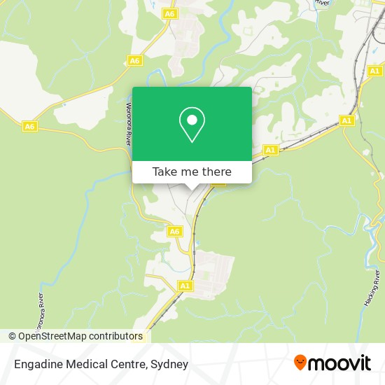 Mapa Engadine Medical Centre