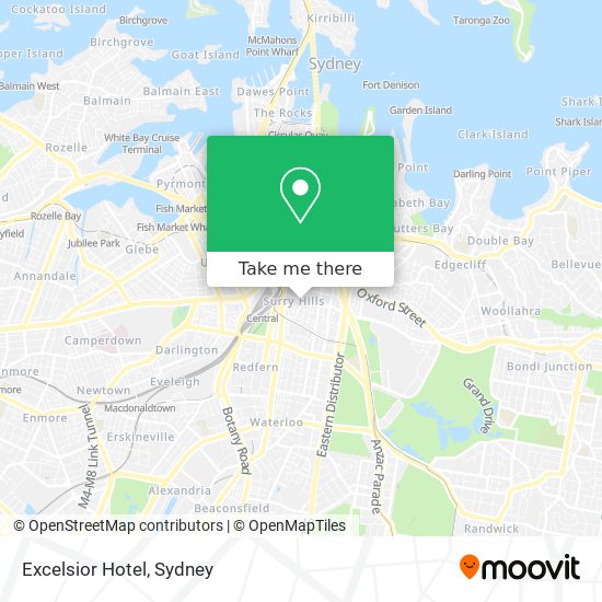 Excelsior Hotel map