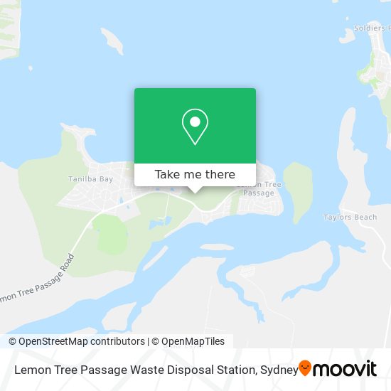 Lemon Tree Passage Waste Disposal Station map