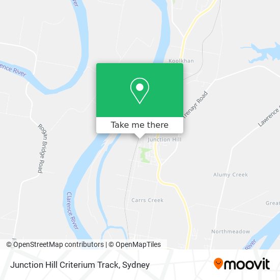 Mapa Junction Hill Criterium Track