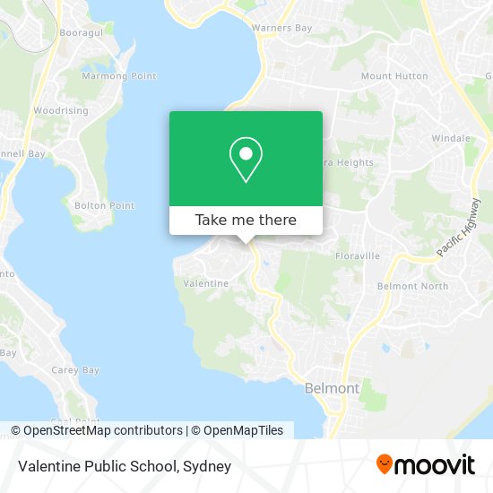 Valentine Public School map
