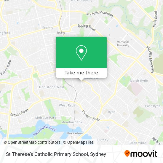 St Therese's Catholic Primary School map