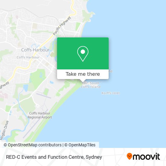 RED-C Events and Function Centre map