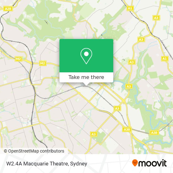 Mapa W2.4A Macquarie Theatre