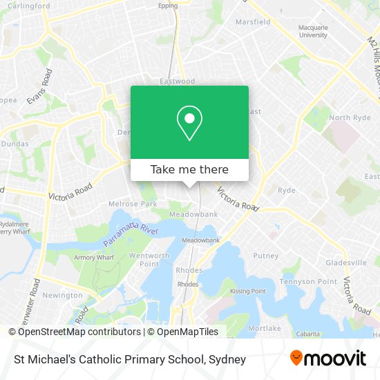 St Michael's Catholic Primary School map