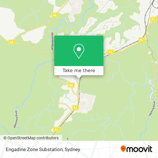 Engadine Zone Substation map