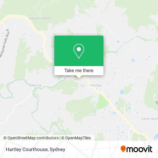 Hartley Courthouse map