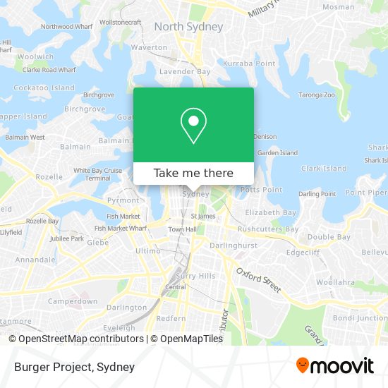 Burger Project map