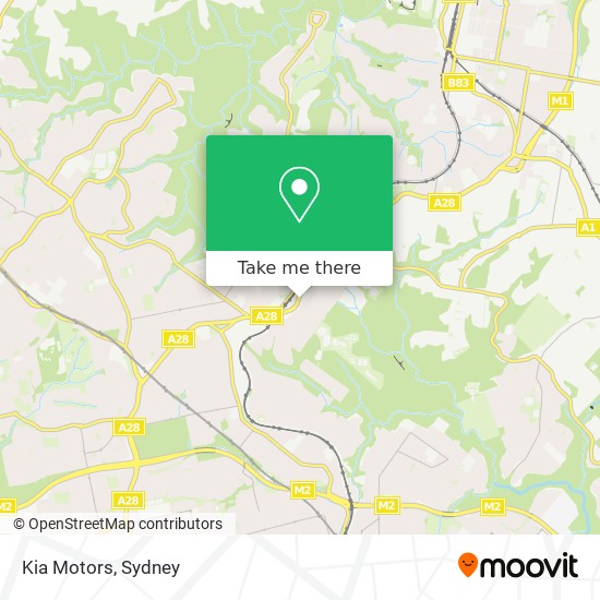 Kia Motors map