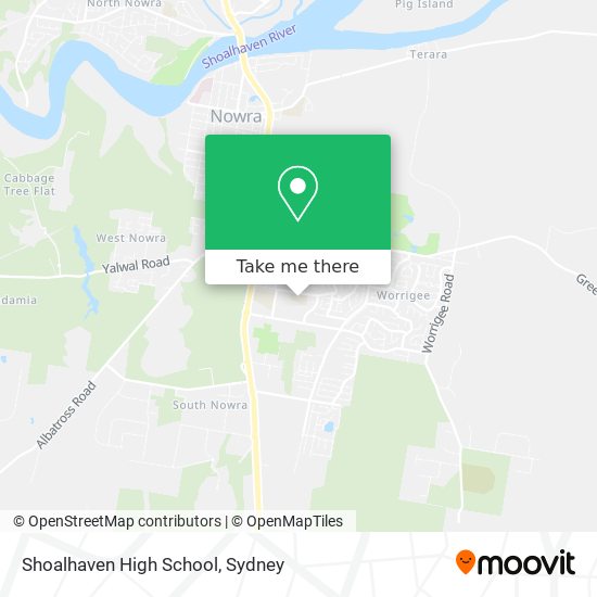 Shoalhaven High School map