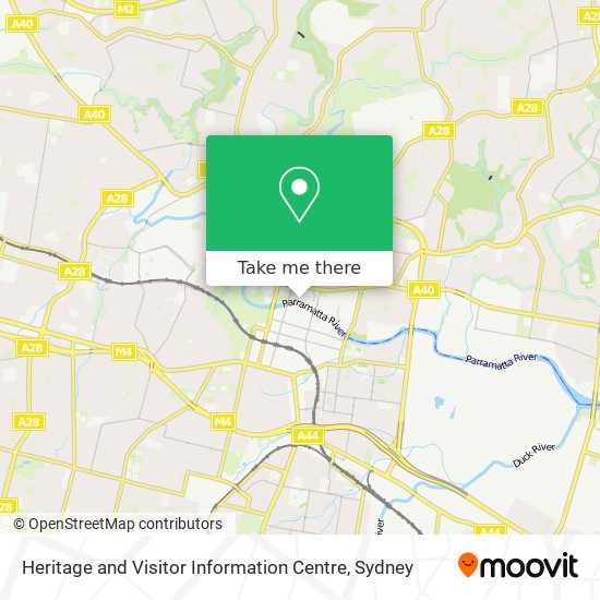 Heritage and Visitor Information Centre map