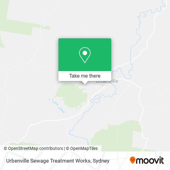Urbenville Sewage Treatment Works map