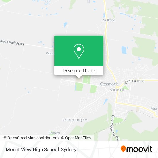 Mount View High School map