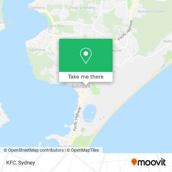 KFC map