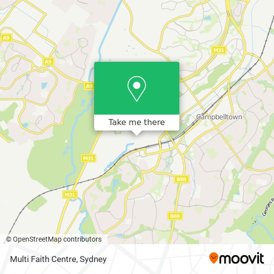 Multi Faith Centre map