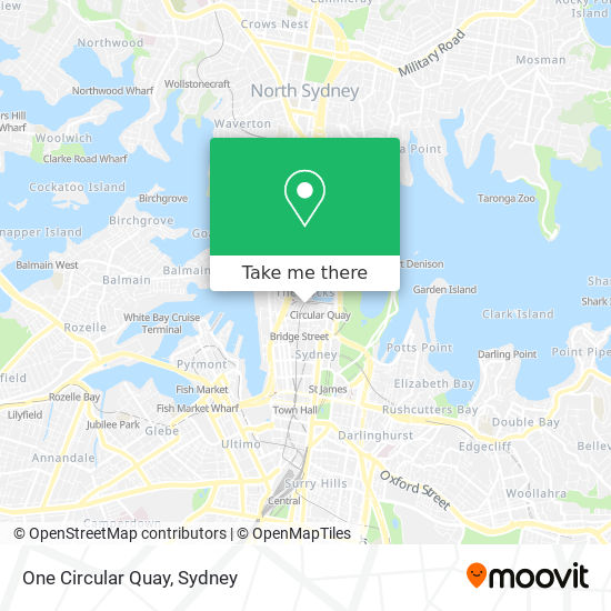 One Circular Quay map