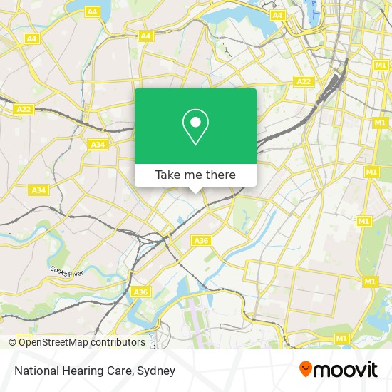 National Hearing Care map