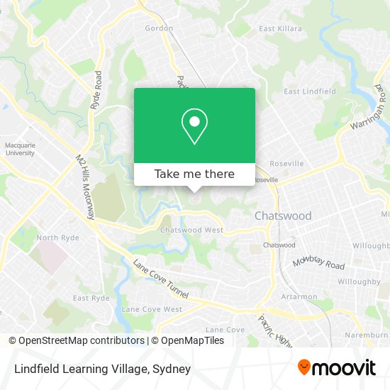 Lindfield Learning Village map