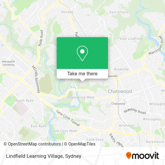 Lindfield Learning Village map