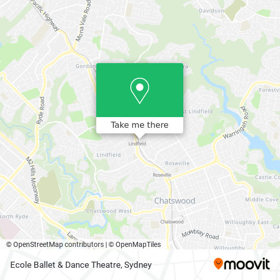 Ecole Ballet & Dance Theatre map