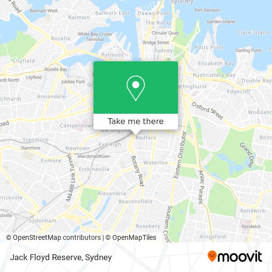 Mapa Jack Floyd Reserve