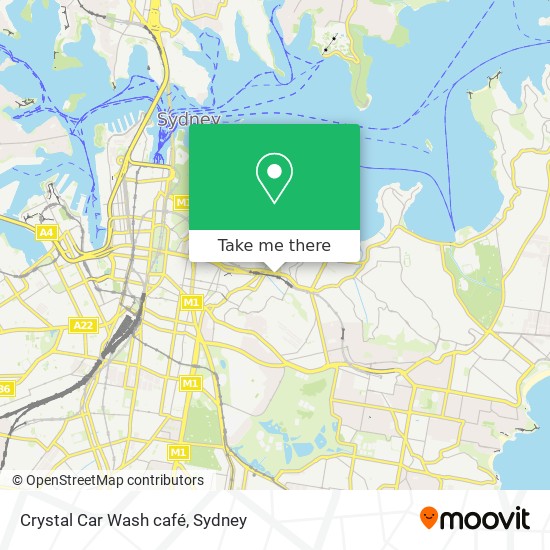 Crystal Car Wash café map