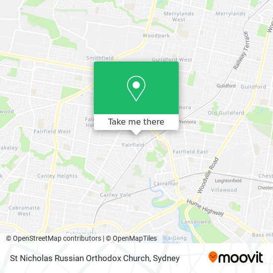 St Nicholas Russian Orthodox Church map