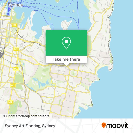 Mapa Sydney Art Flooring