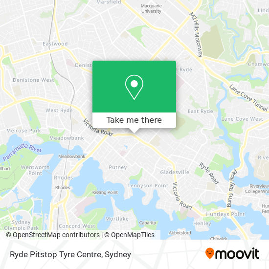 Ryde Pitstop Tyre Centre map