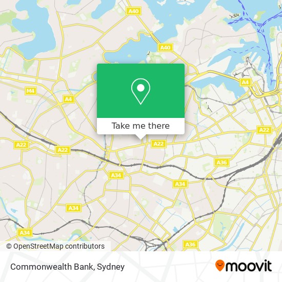 Commonwealth Bank map