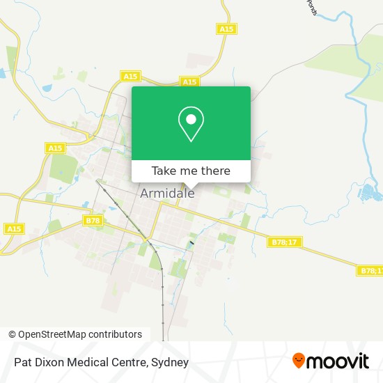 Pat Dixon Medical Centre map