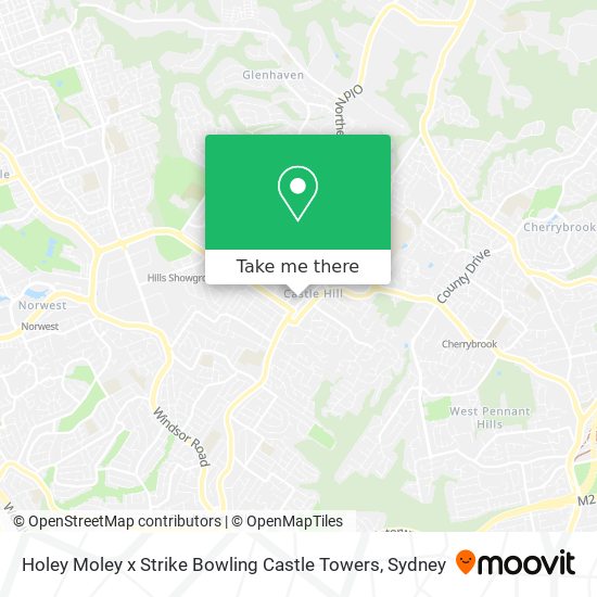 Holey Moley x Strike Bowling Castle Towers map