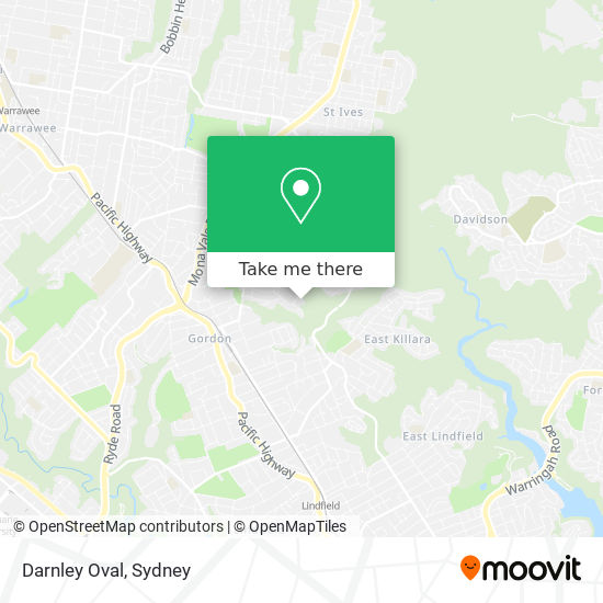 Darnley Oval map