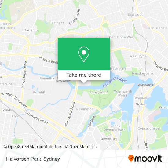 Halvorsen Park map