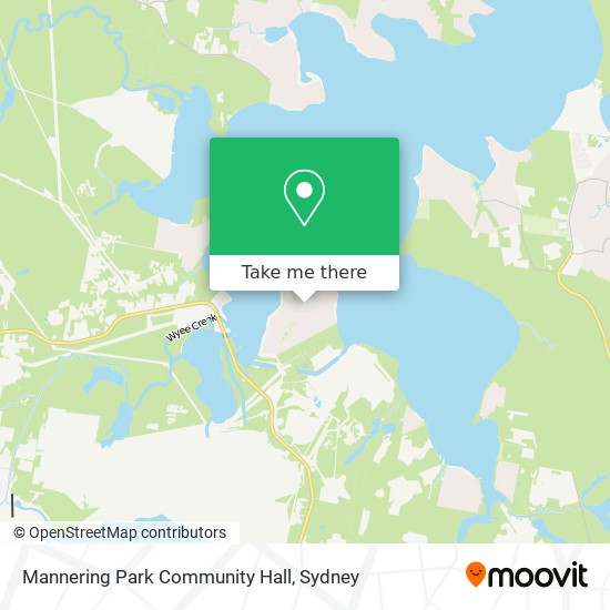 Mannering Park Community Hall map