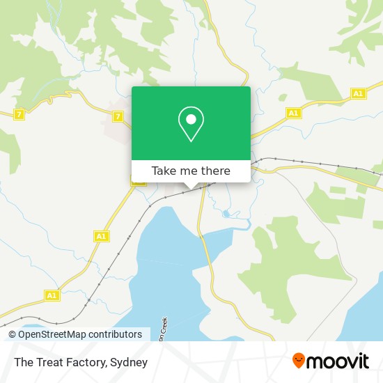 Mapa The Treat Factory
