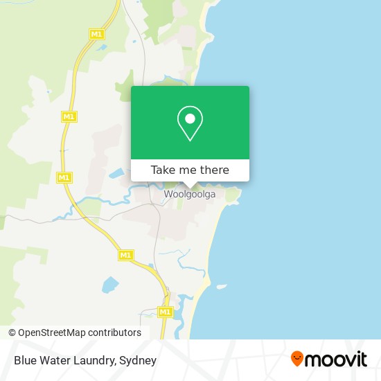 Mapa Blue Water Laundry