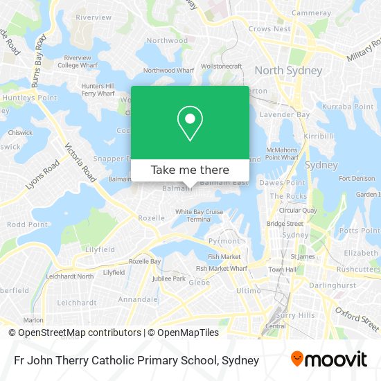 Mapa Fr John Therry Catholic Primary School